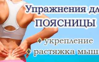 Комплекс упражнений от болей в спине фото