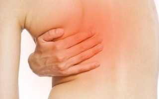 Болит с левой стороны спина в районе лопатки