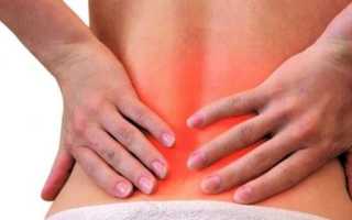 Очень сильно болит в области поясницы и спины