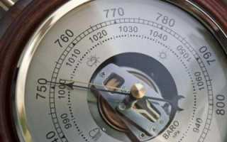 Низкое атмосферного давления болит голова